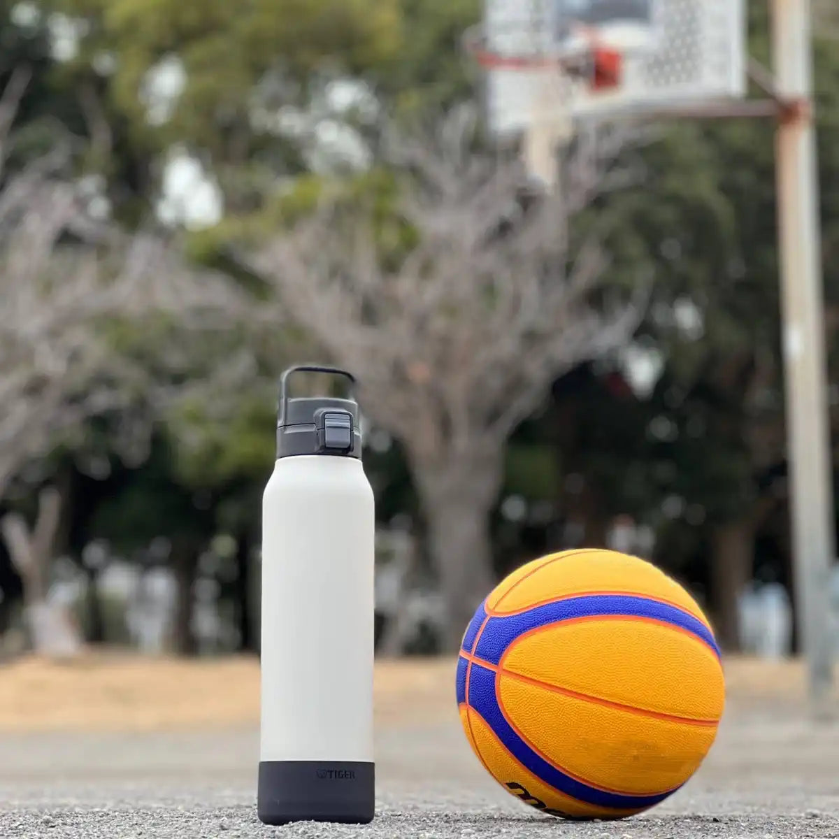 Tiger 1L Stainless Steel Water Bottle Wide Mouth for Sports Black MTA-B100Kk