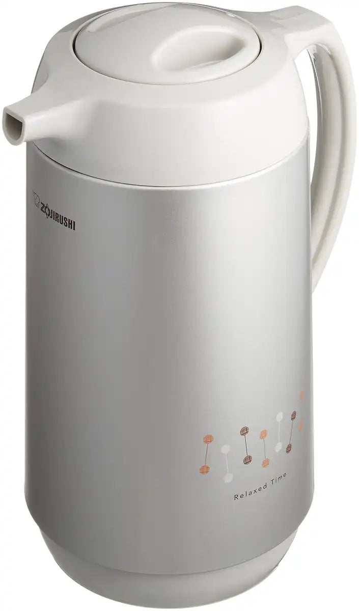 Zojirushi 1000ml Glass Thermos Metallic Gray Thermal Tabletop Pot Ag-Kd10-Hm