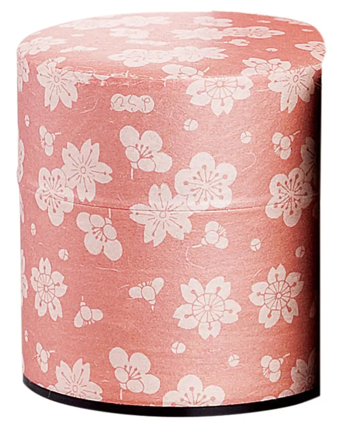 Yamaco Tea Canister Pokkan S Cherry Blossom Plum Design 84781