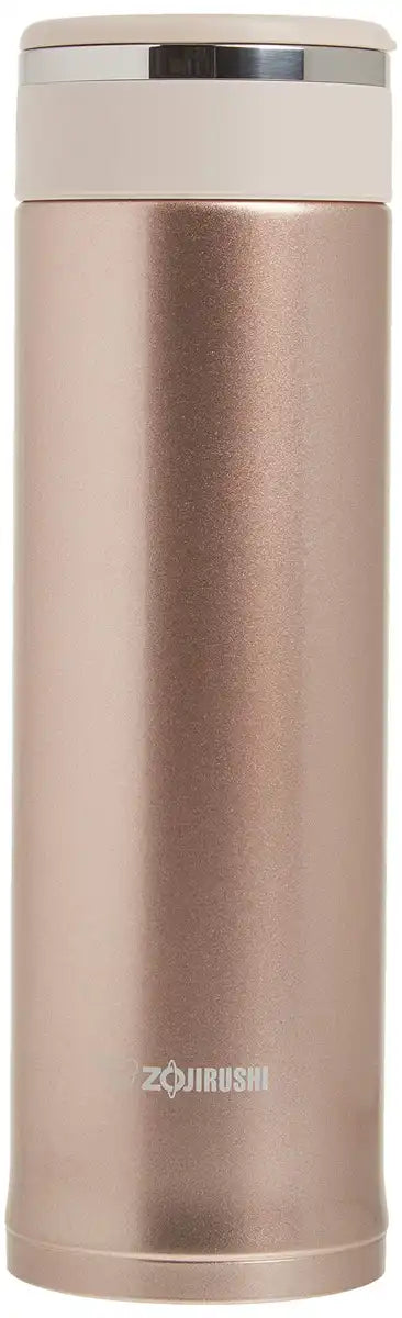 Zojirushi 16-Oz Stainless Steel Travel Mug with Tea Leaf Filter in Pink Champagne