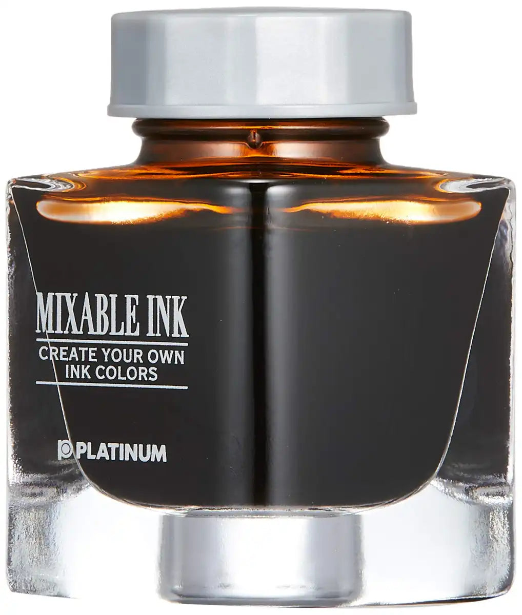 Platinum Fountain Pen with Mixable Earth Brown Bottle Ink Inkm-1000-62