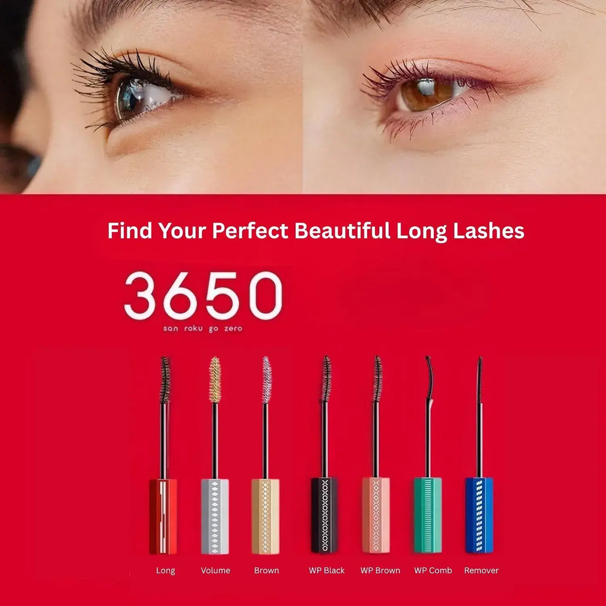3650 San Roku Go Zero D Nee 3650 Mascara Waterproof Comb
