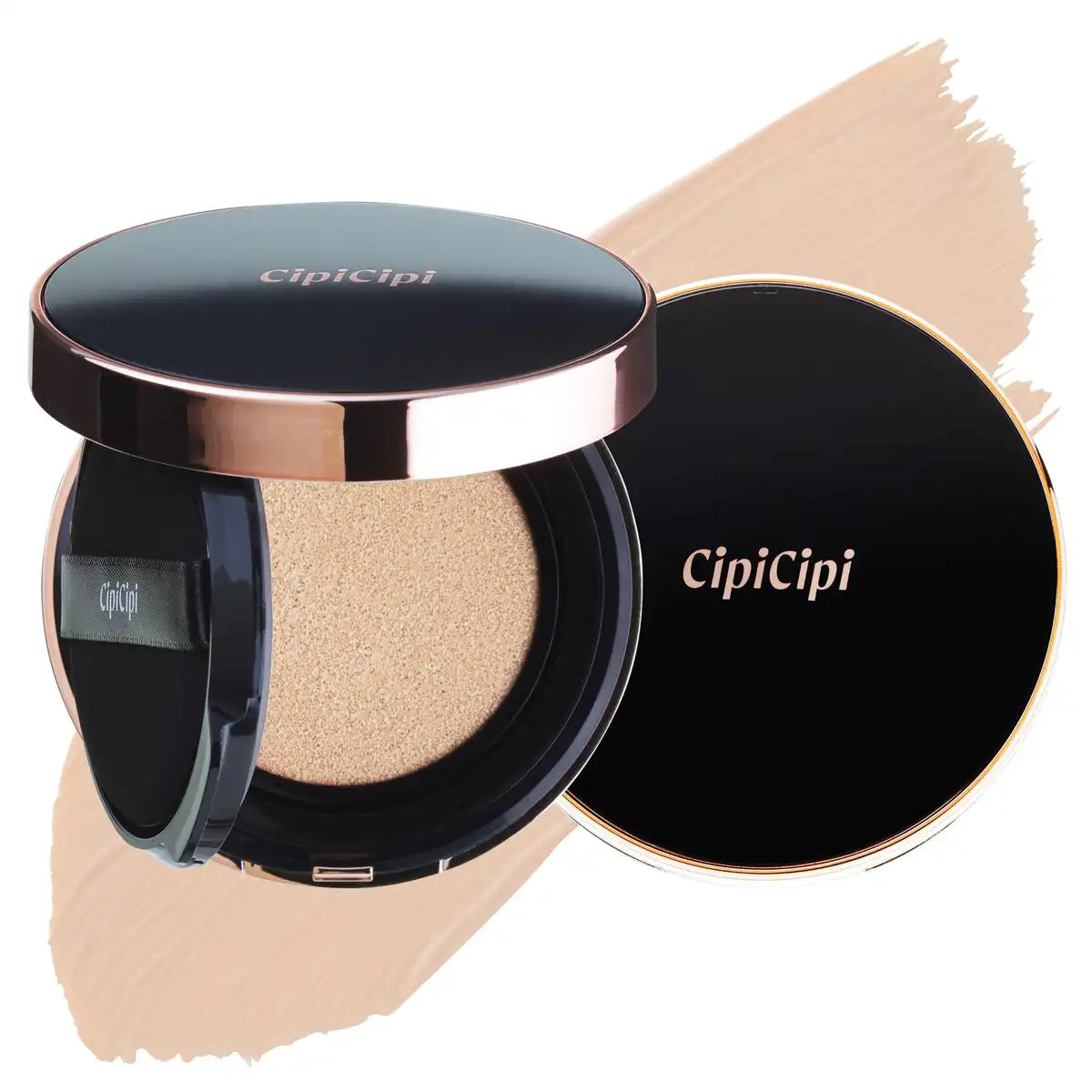 Cipicipi Fit Skin Cushion 01 Beige Clair 15G Fond de Teint Longue Tenue