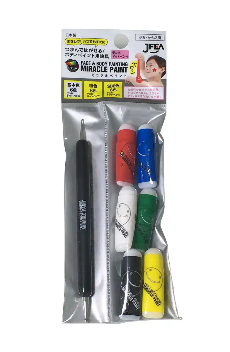 Pool Miracle Paint Basic 6 Color Pen Set - Mpkit-01 Made In Japan