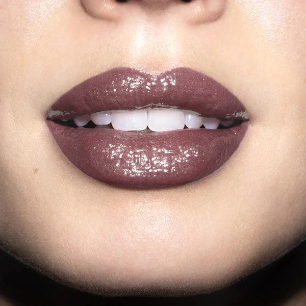 Revlon Super Lastras Glass Shine Lipstick 007 Glazed Mauve - Moisturizing Lip Gloss
