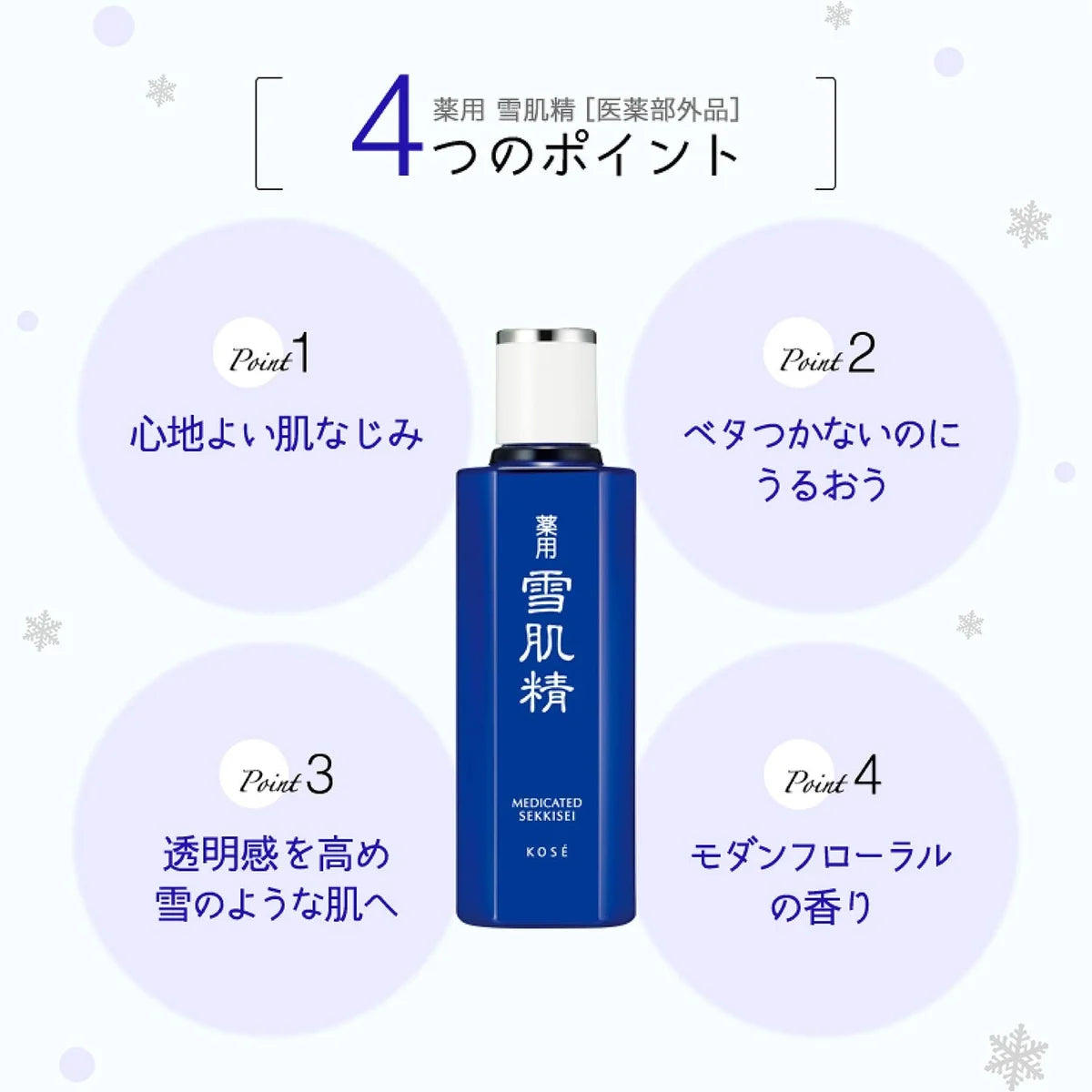 Sekkisei Medicinal Quasi-Drug Whitening Lotion for Radiant Skin