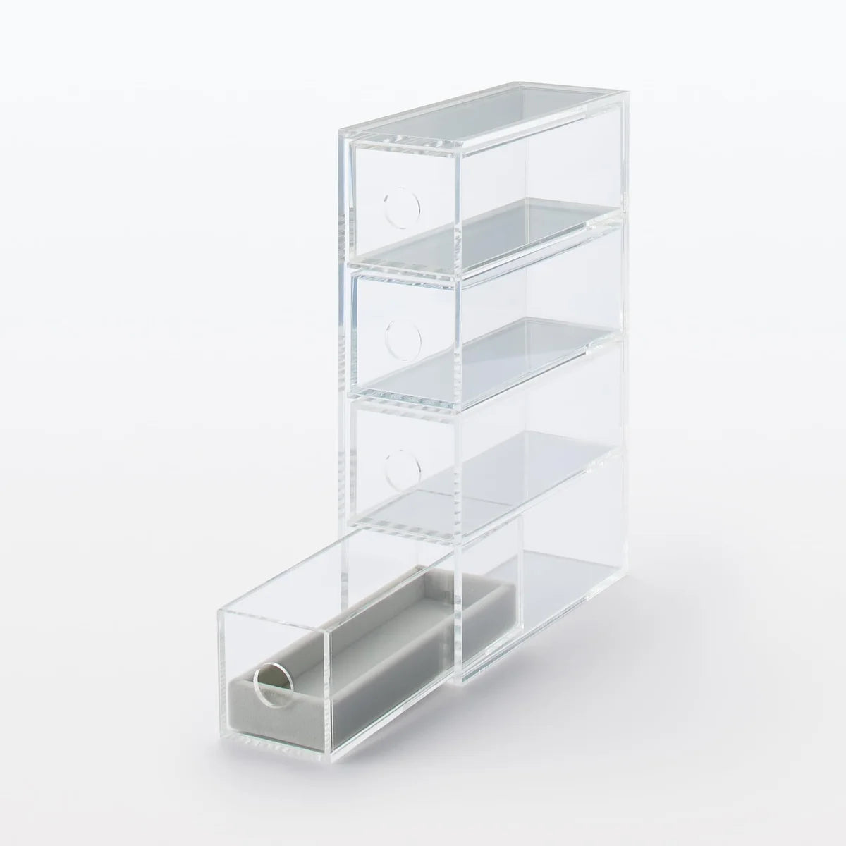 Muji Velour Box Divider for Glasses & Accessories 5x16.5x2cm