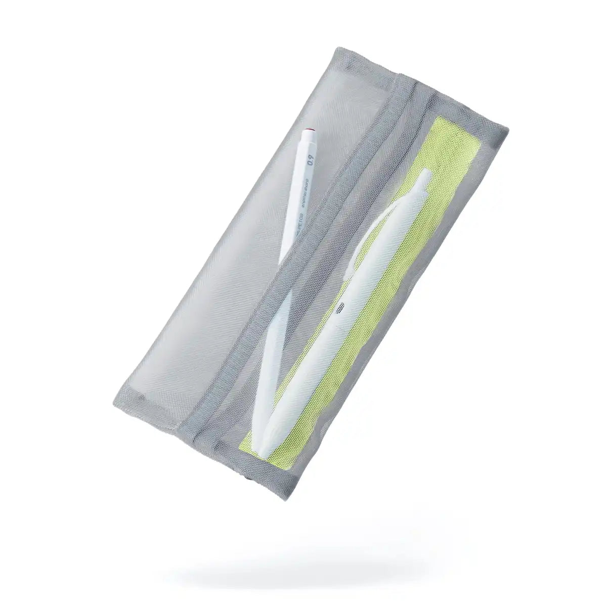 Kokuyo Silver Gray Pen Case - Durable & Stylish Stationery Organizer