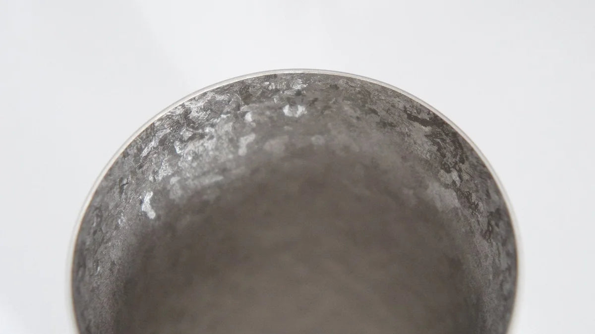Horie Japan Niigata Tsubame Titanium Double Tumbler Kiln Creation 350Cc Silver T08Kms350
