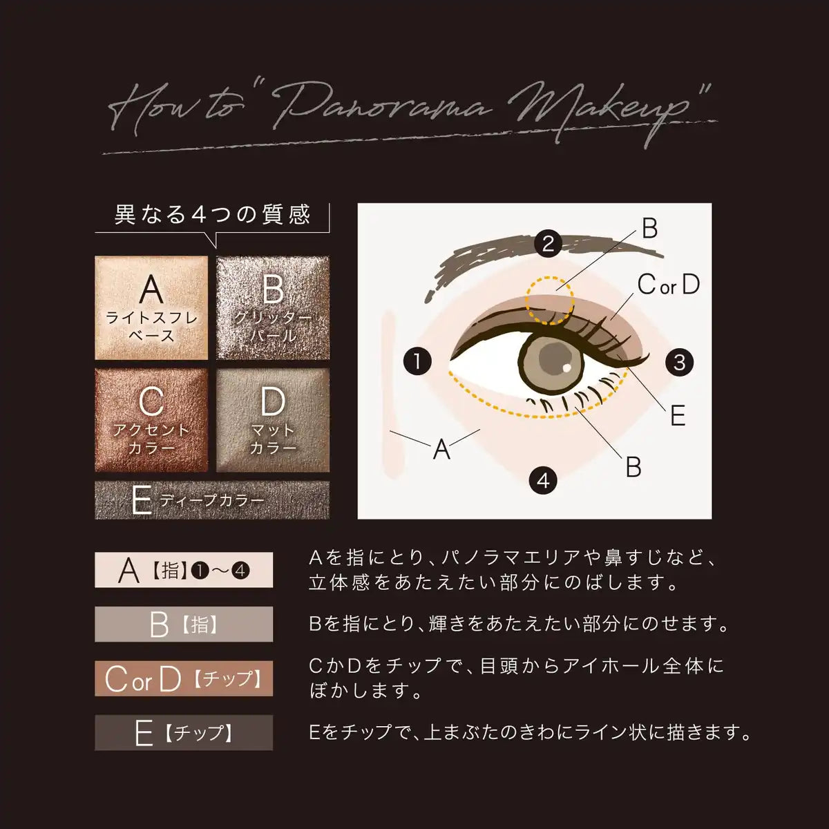 Visee Riche Eye Shadow Palette Cassis Brown BR-5 5.5G