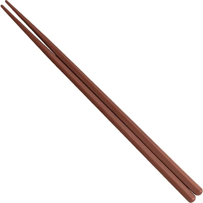 Fukui Craft Hexagonal Japanese Chopsticks Brown