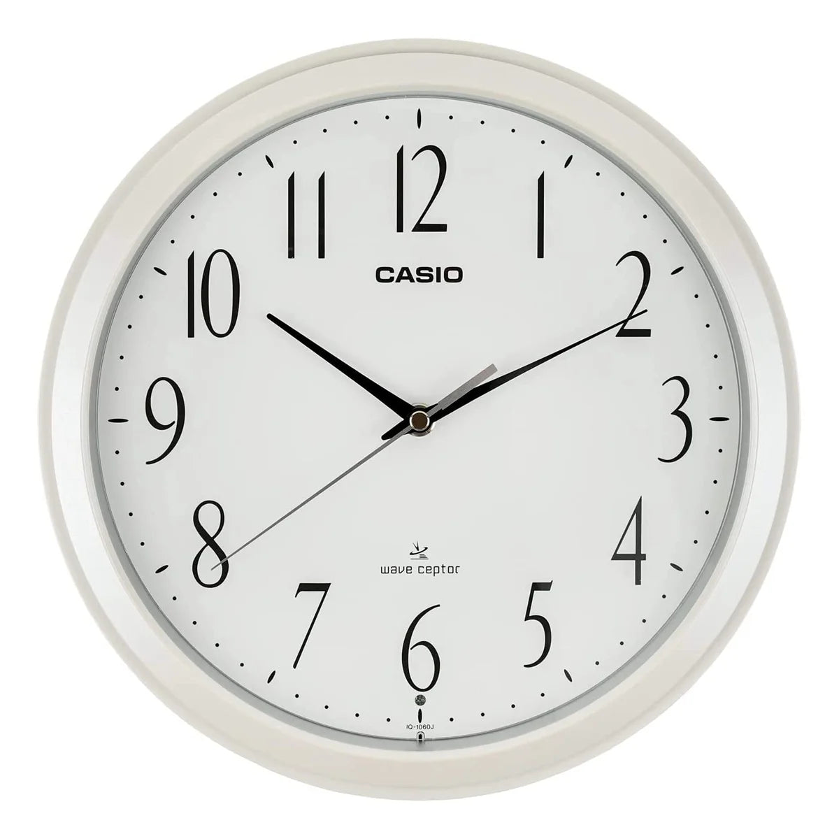 Casio IQ-1060J-7JF 26.8cm White Analog Wall Clock