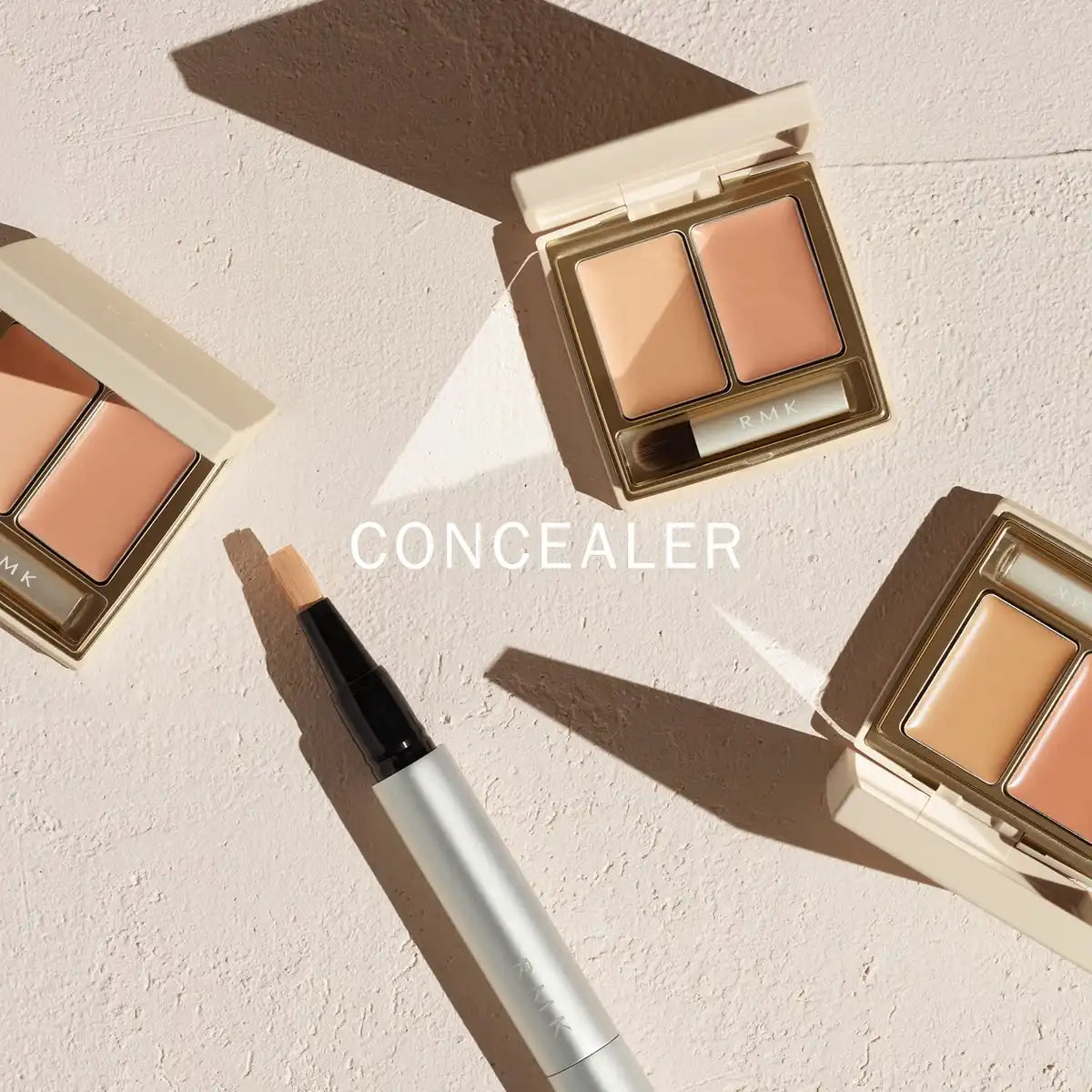 Rmk Flawless Cover Concealer 01 Pink Beige Refill Natural Brightness Transparency