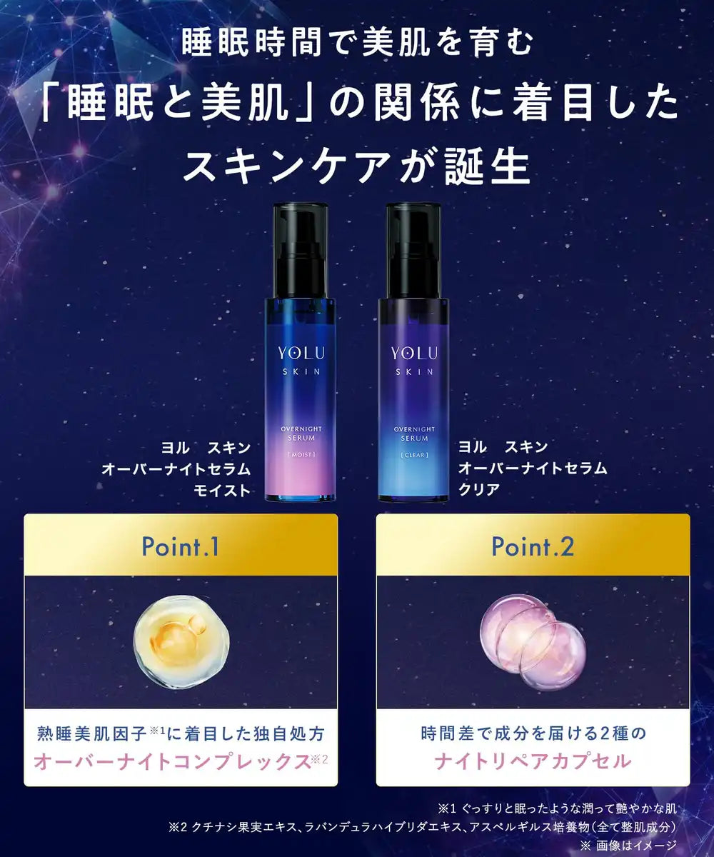 Yolu Skin Overnight Serum Moisturizer with Hydrating Formula