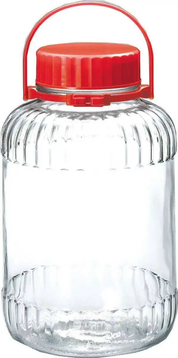 Toyo Sasaki Glass Plum Liquor Bottle 8000Ml Japan - Fruit Liquor & Pickles Container
