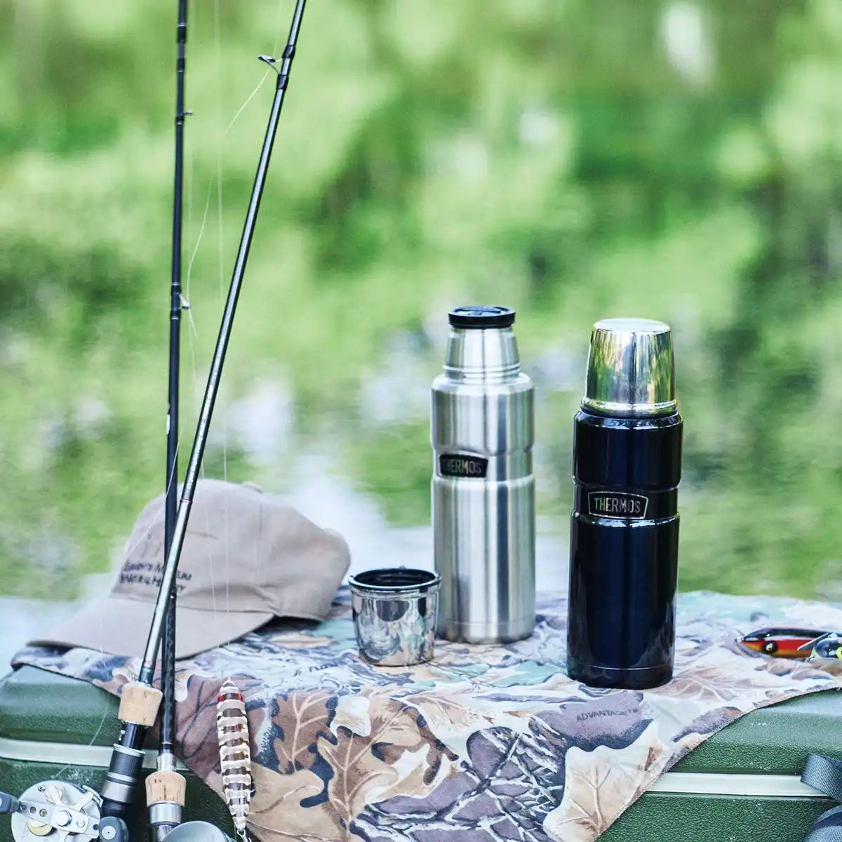 Thermos Outdoor Series 0.47L Stainless Steel Bottle - Rob-002 S Model