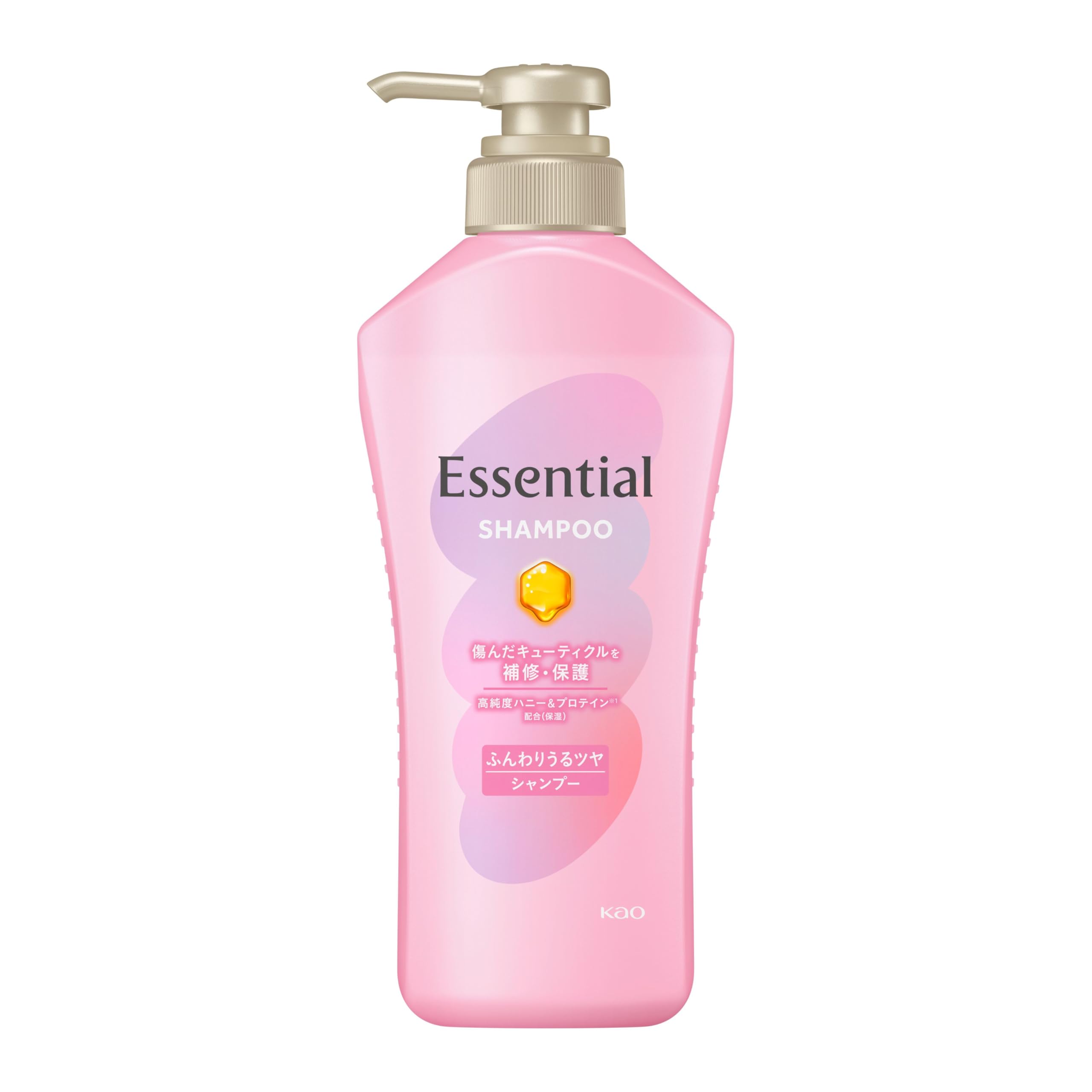 Essential Soft Shiny Shampoo Pump 450Ml for Silky Smooth Hair