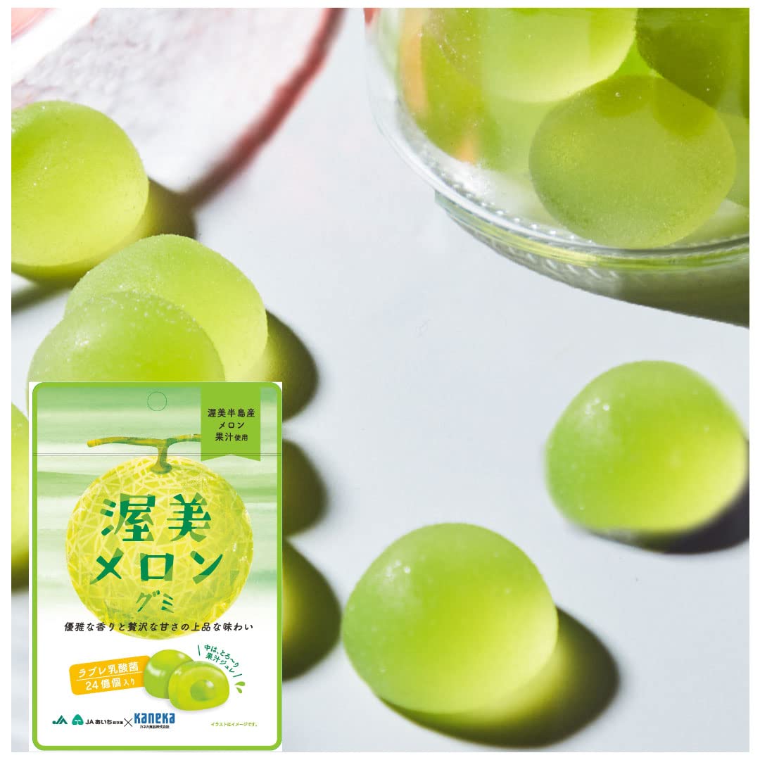 Kaneka Juicy Japanese Melon Gummies 40g