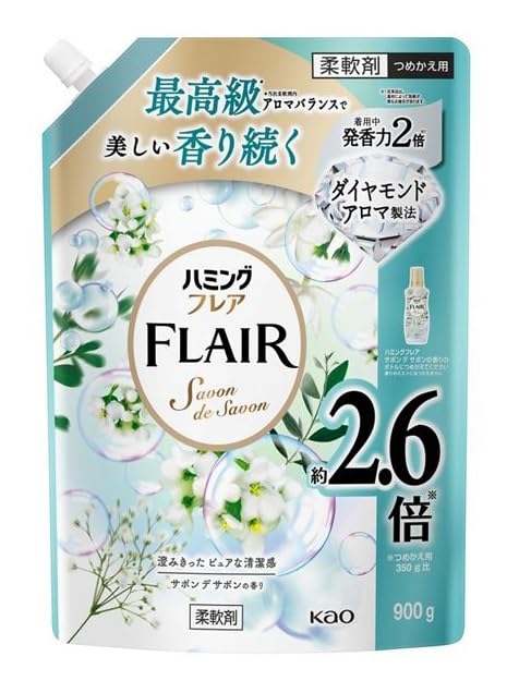 花王 Humming Flare Savon De Savon 补充装特大号 900G