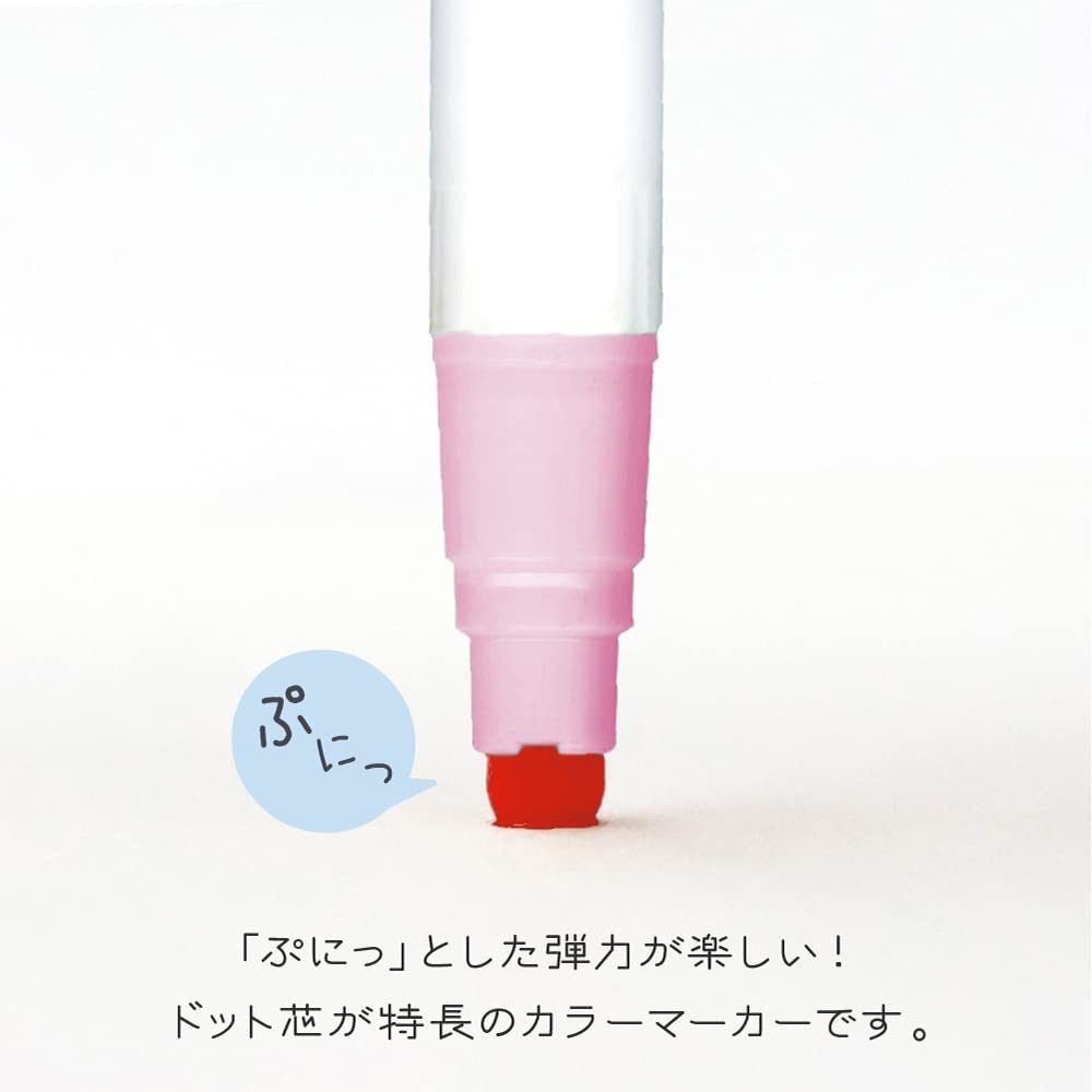 Kuretake Zig Clean Color Dot Set Water-Based Pens TCSD-6100/6V