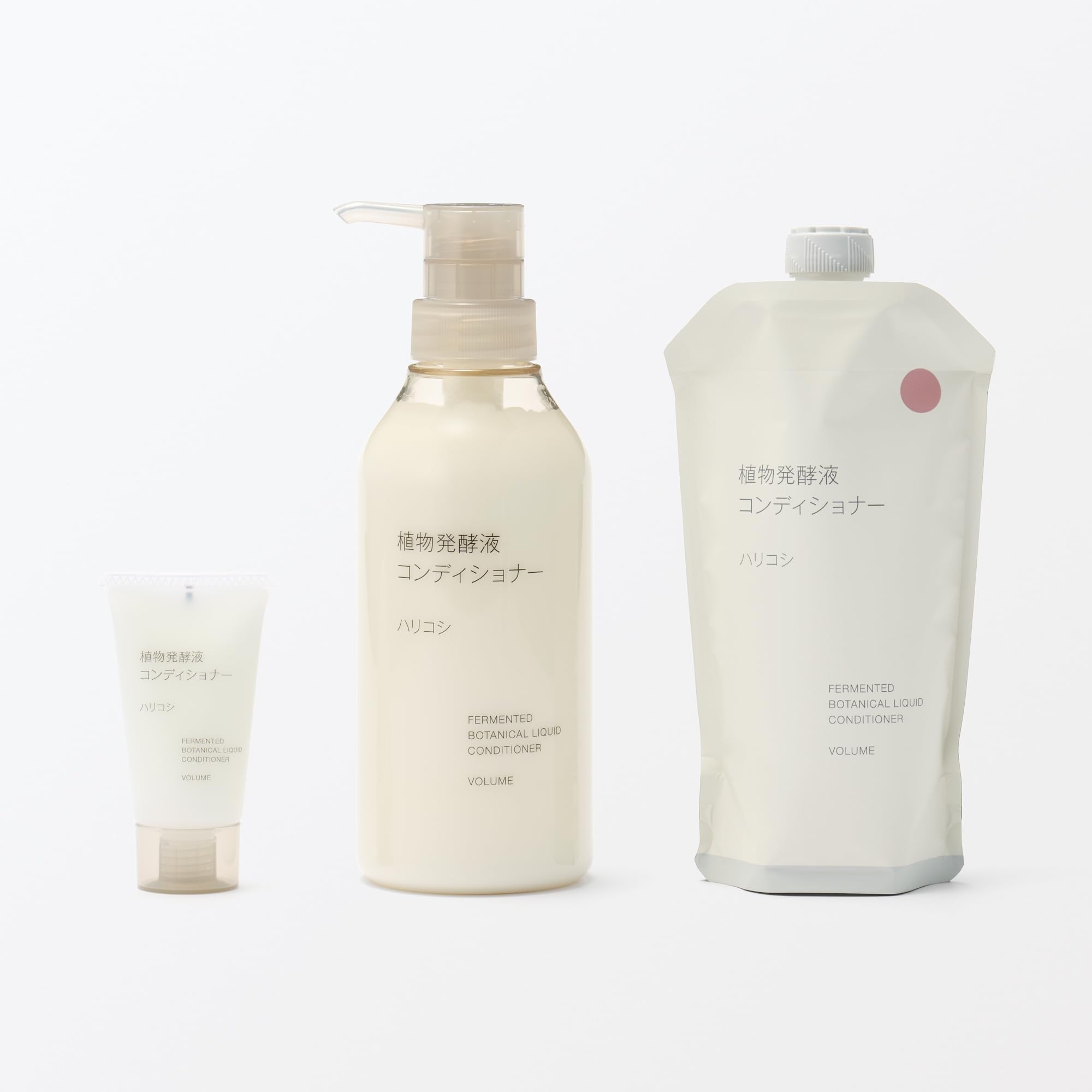 Muji Plant Fermented Liquid Conditioner Refill 340g - Firmness & Strength