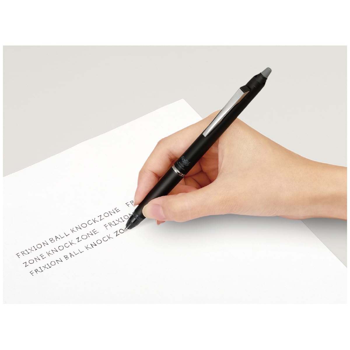 Pilot Frixion Ball Knock Zone 0.7mm Black Retractable Ballpoint Pen