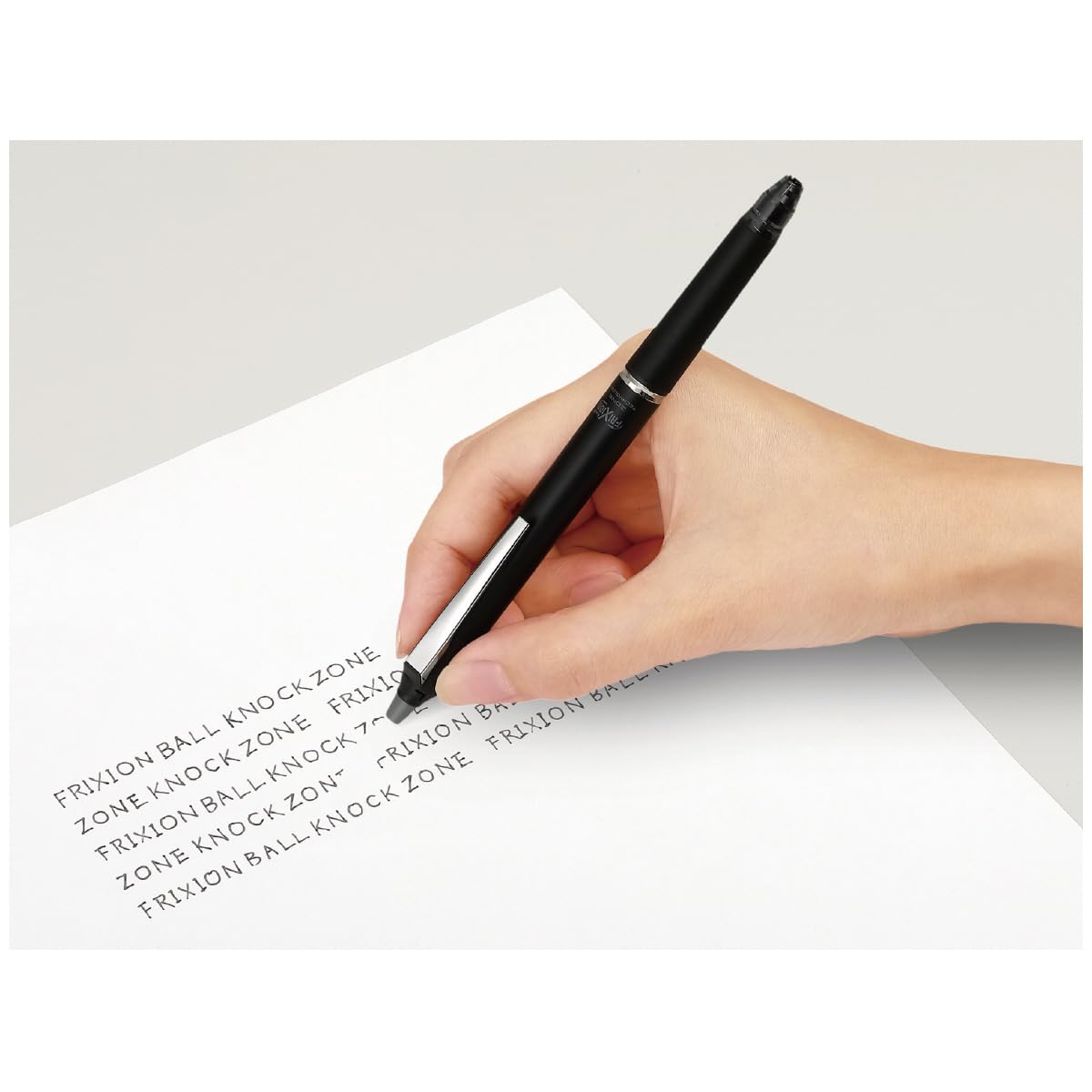 Pilot Frixion Ball Knock Zone 0.7mm Black Retractable Ballpoint Pen