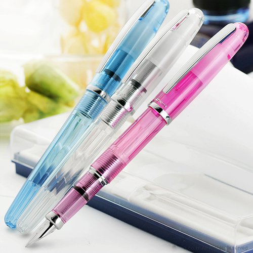 Platinum Balance Shine Medium Point Fountain Pen Crystal PGB-3000A#5-3
