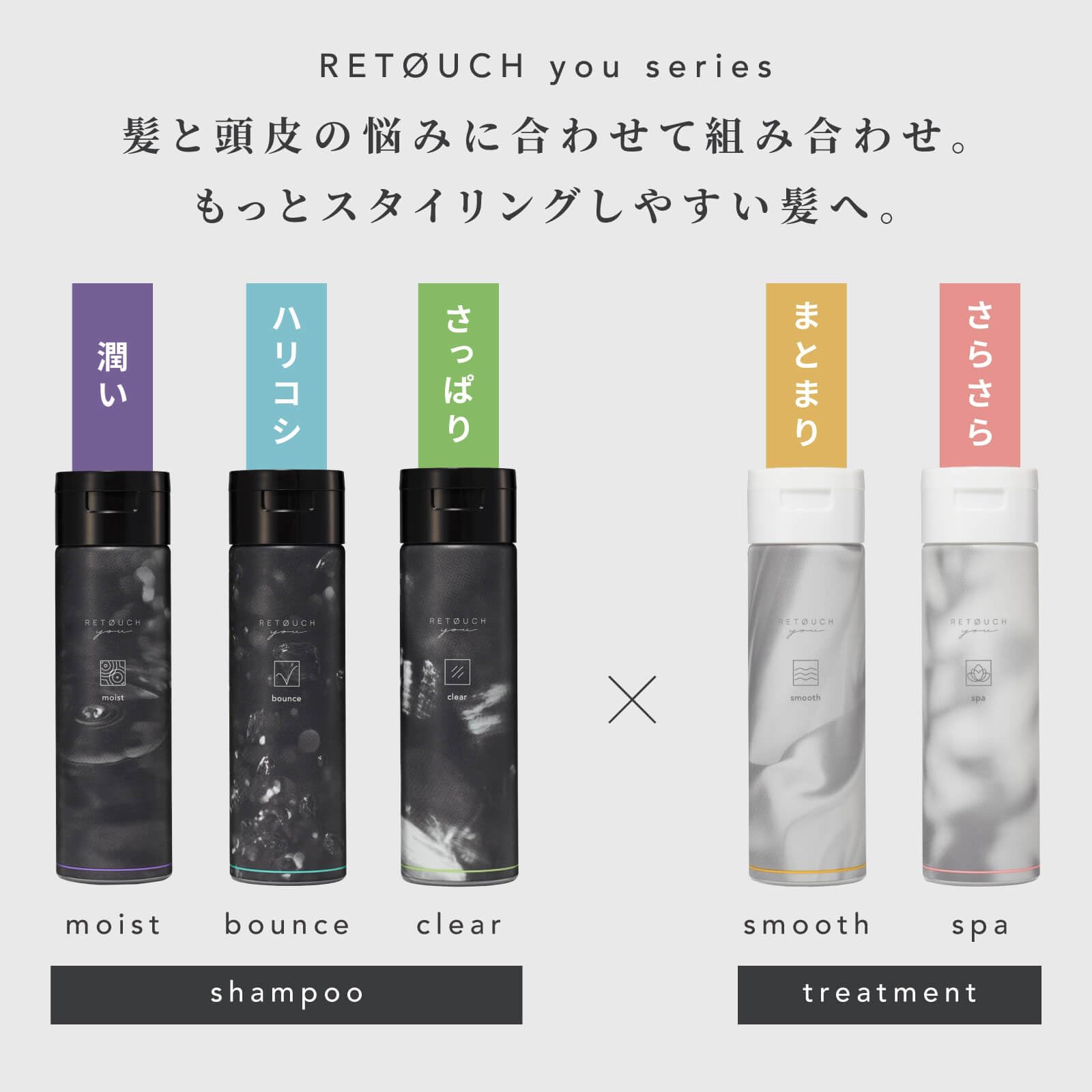 Retouch Bounce Shampoo for Men 200ml - Soft Hair Volume Firmness Scalp Care