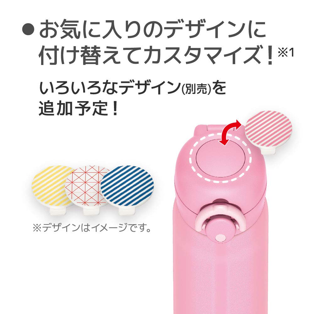 Thermos Pink Vacuum Insulated 500ml Water Bottle Portable Mug Jnr-501
