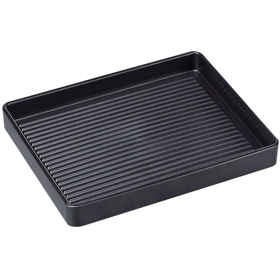 Fukui Craft Rectangular Meat Plate 26cm - Black