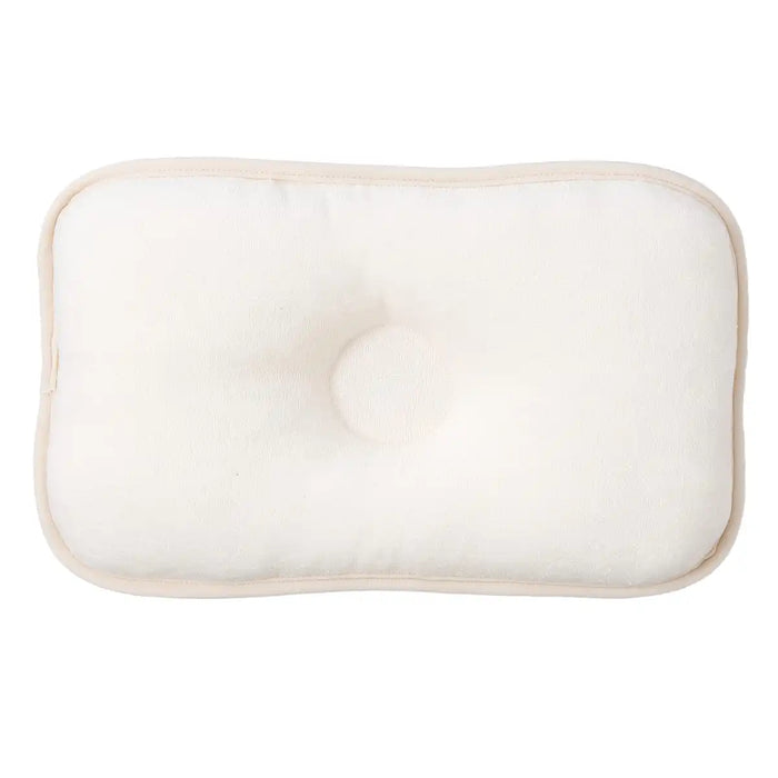 Nishikawa Donut Baby Pillow 12-24 Months Japan - Organic Cotton Doctor-Recommended Not Stuffy Ivory Lh51280020
