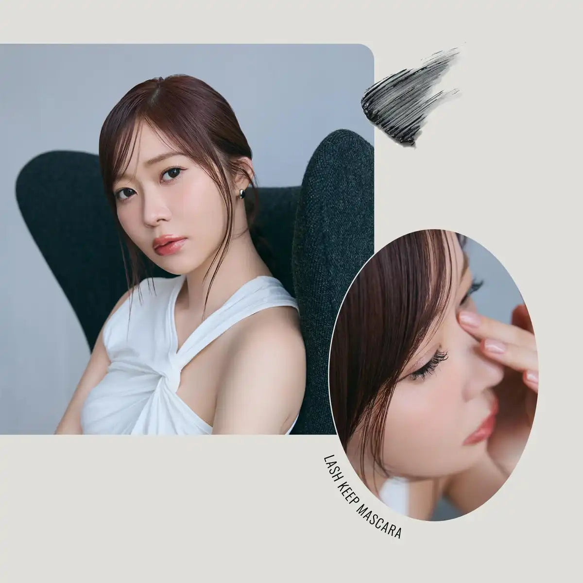 Ririmew Ririmu Lash Keep Mascara Black Brown by Rino Sashihara Cosmetics