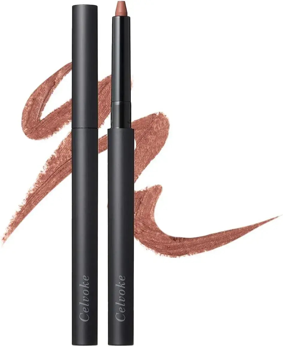 Celvoke Drawing Lip Pencil Organic Lip Liner - 01 Burnt Taupe - 4573623430432