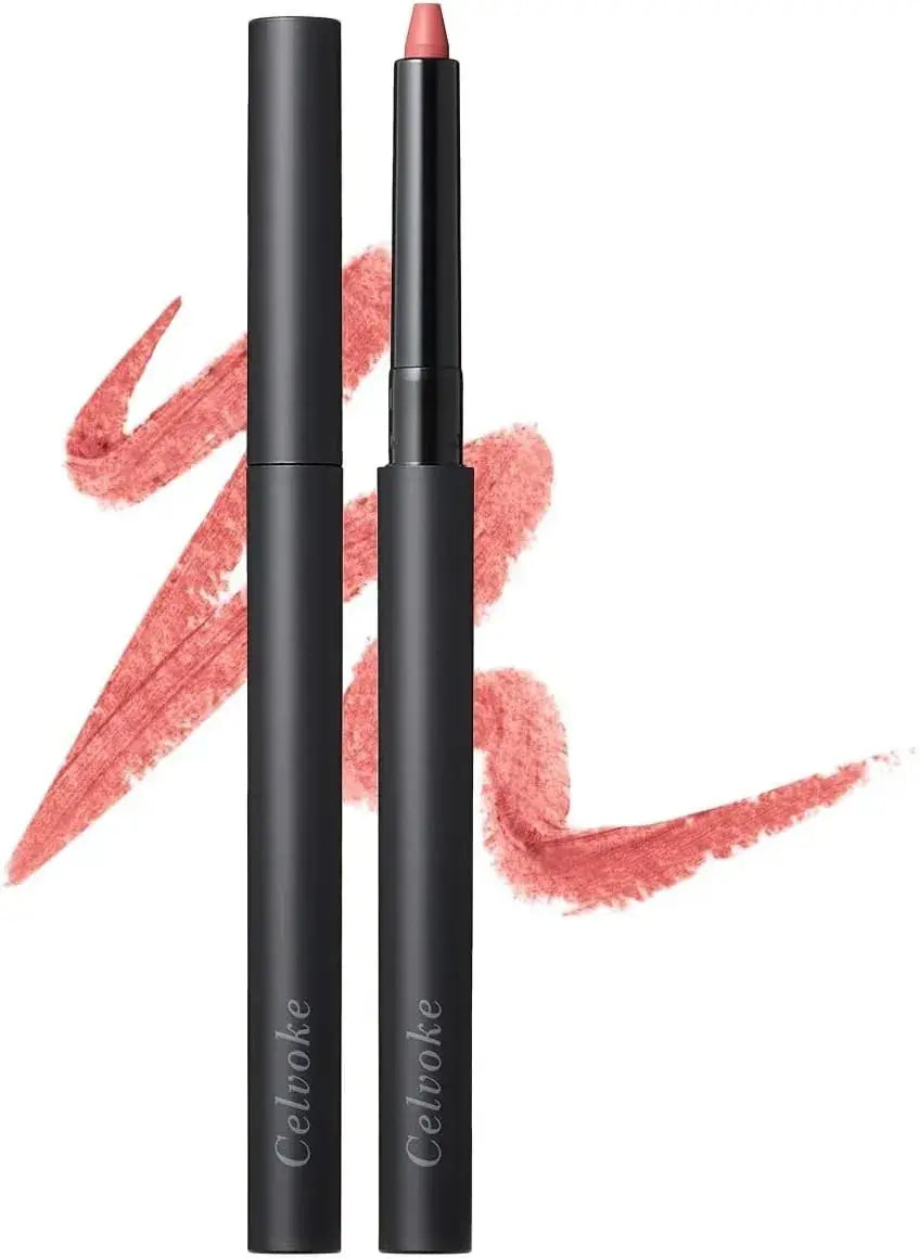 Celvoke Drawing Lip Pencil Organic Lip Liner - 02 Classic Pink - 4573623430449
