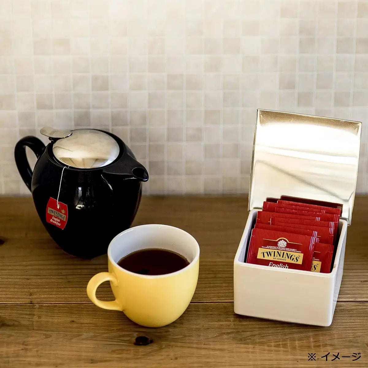 Zero Japan Universal 2-Person Teapot Antique Colors Bbn-01 Jb Jeans Blue W140Xd90Xh100Mm