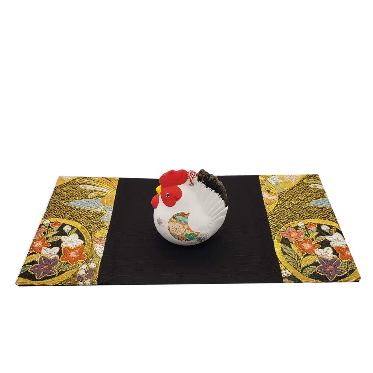 Shinsendo Japanese-Style Vase Mat Figurine Incense Burner - Ideal For Japanese-Style Rooms Textured Like An Obi Asuka