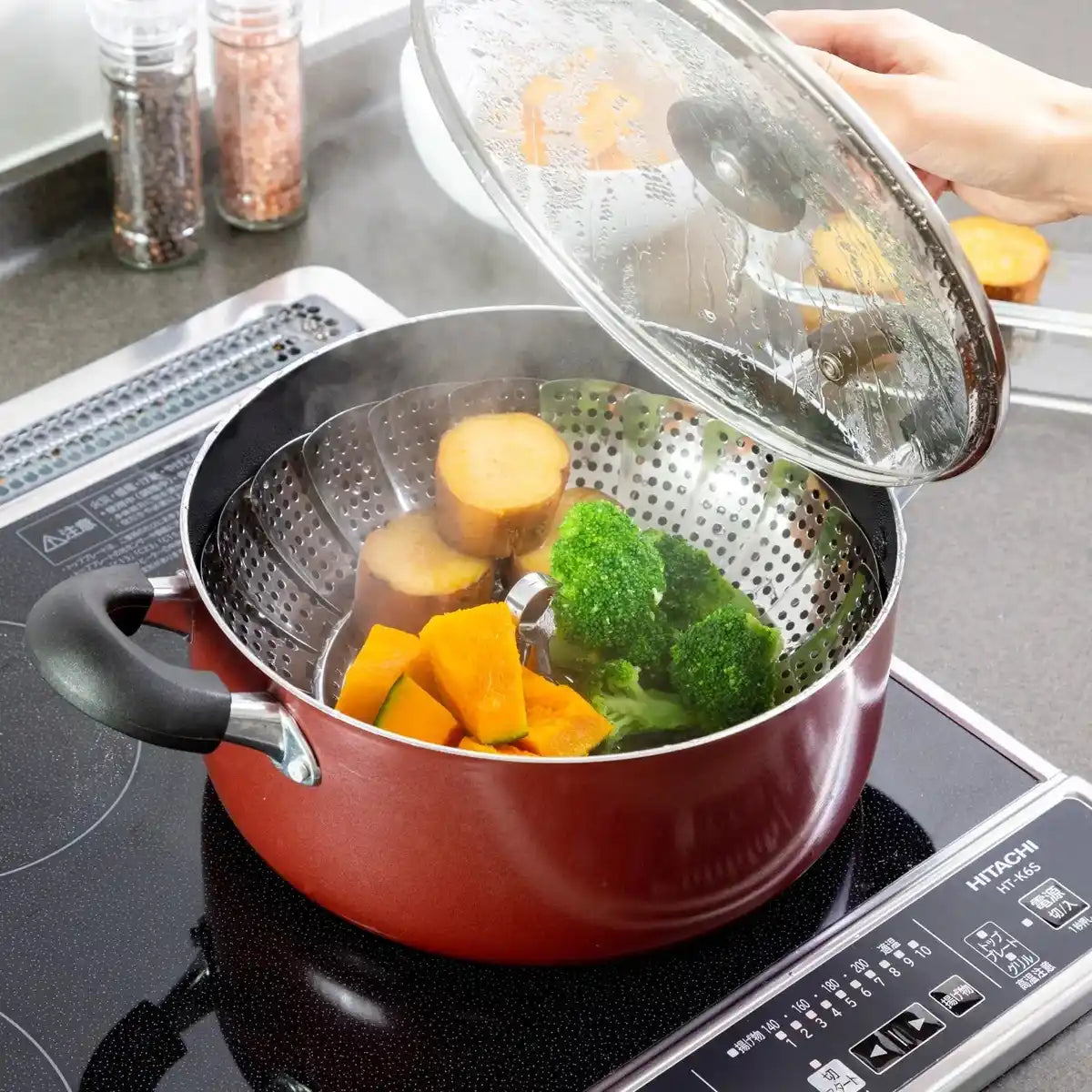 Mt-Torimatsu Stainless Steel Steamer Insert