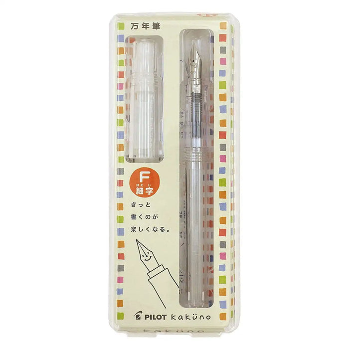 Pilot Kakuno F Transparent Fountain Pen - Reliable Writing Instrument by Pilot
