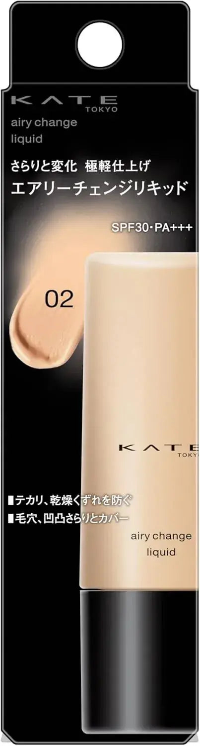 Kate Airy Change Liquid Bright Skin Foundation Smooth Finish - 3 Beige
- 4973167038727