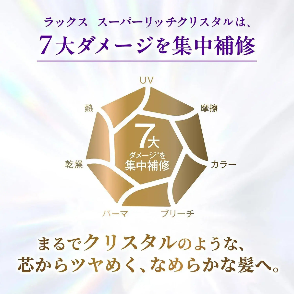 Lux Super Rich Crystal Multi Damage Repair Shampoo