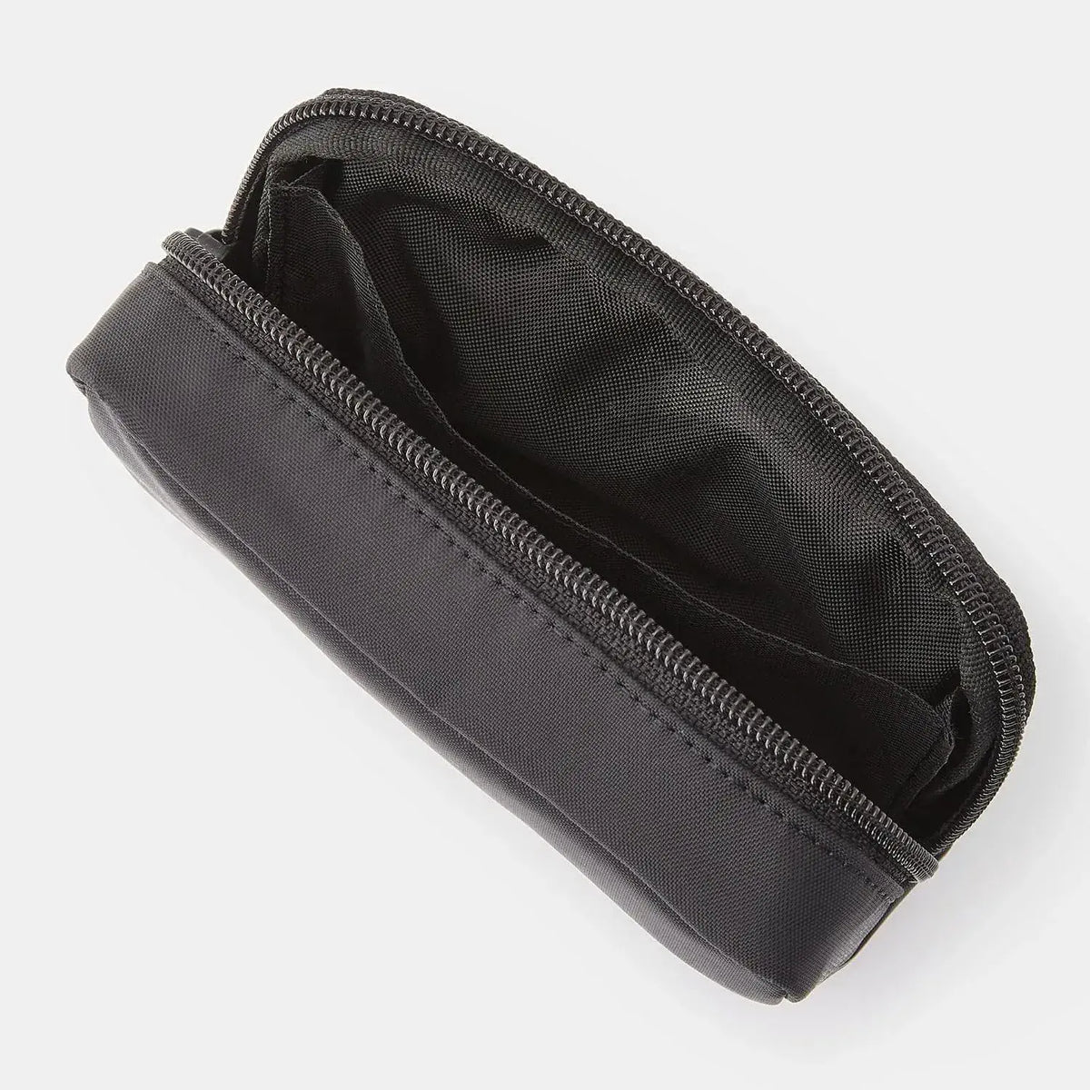 Muji Recycled Nylon Compact Pouch Black 14 x 3.5 x 9 cm