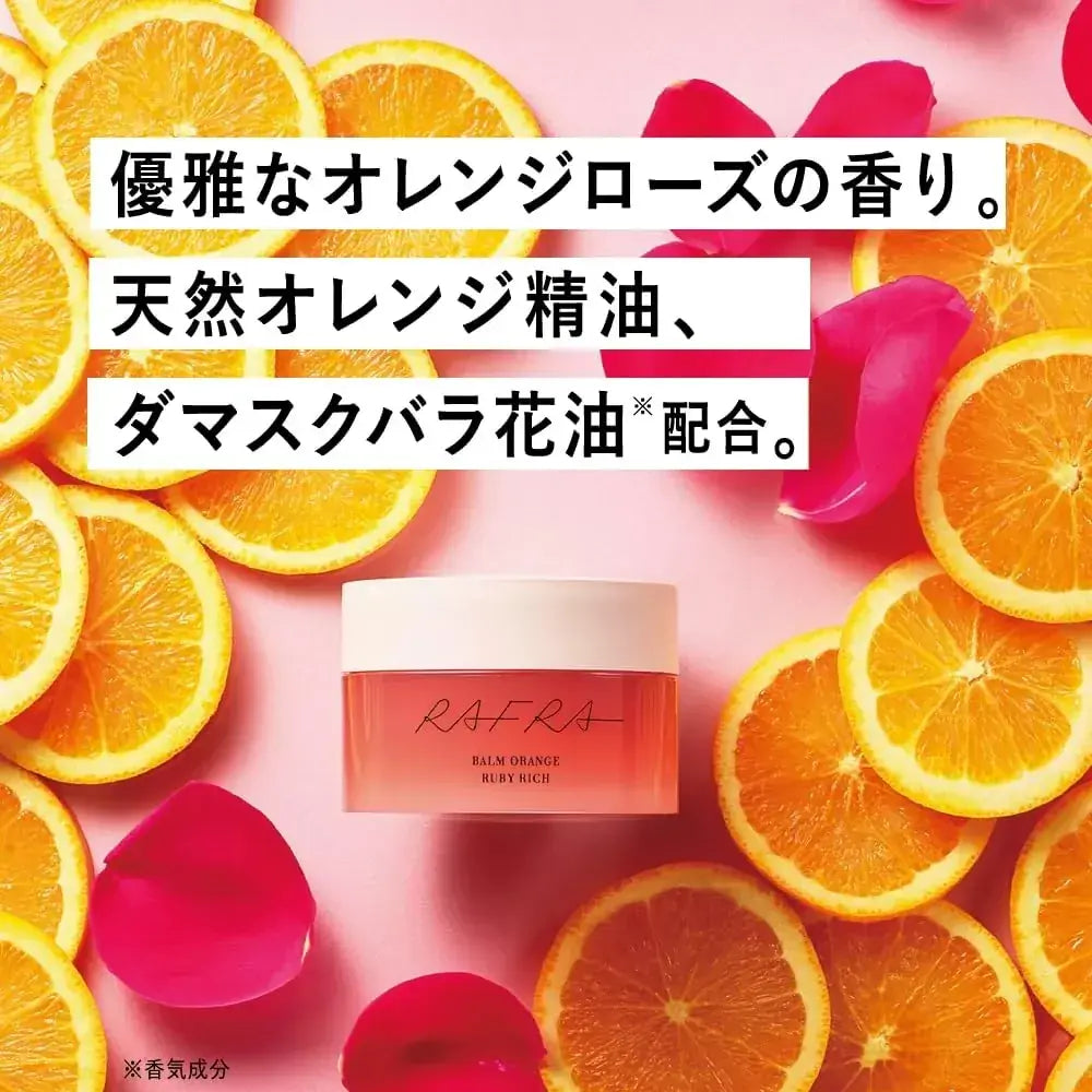 Rafra Cleansing Balm Orange Ruby Rose Scent 3.5 oz Natural