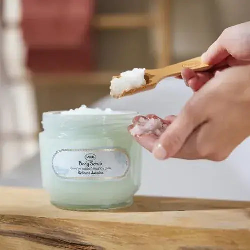 Sabon Body Scrub Delicate Jasmine Scented Exfoliating Cream