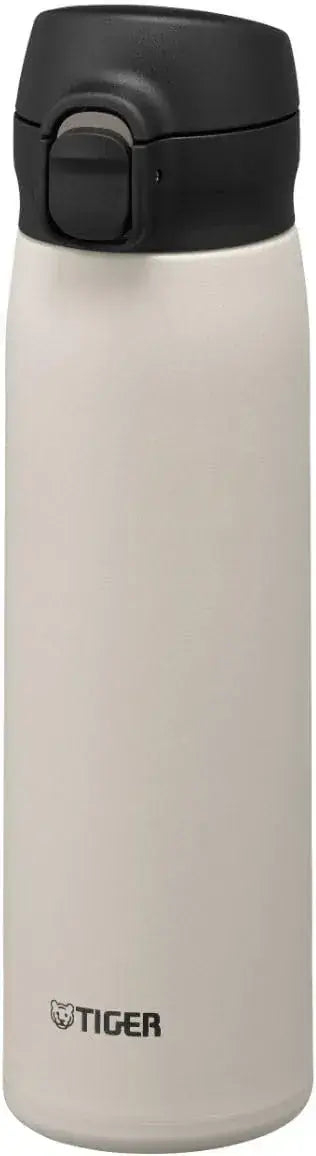 Tiger One Push Stainless Steel Water Bottle - White 500ml - 4904710453490