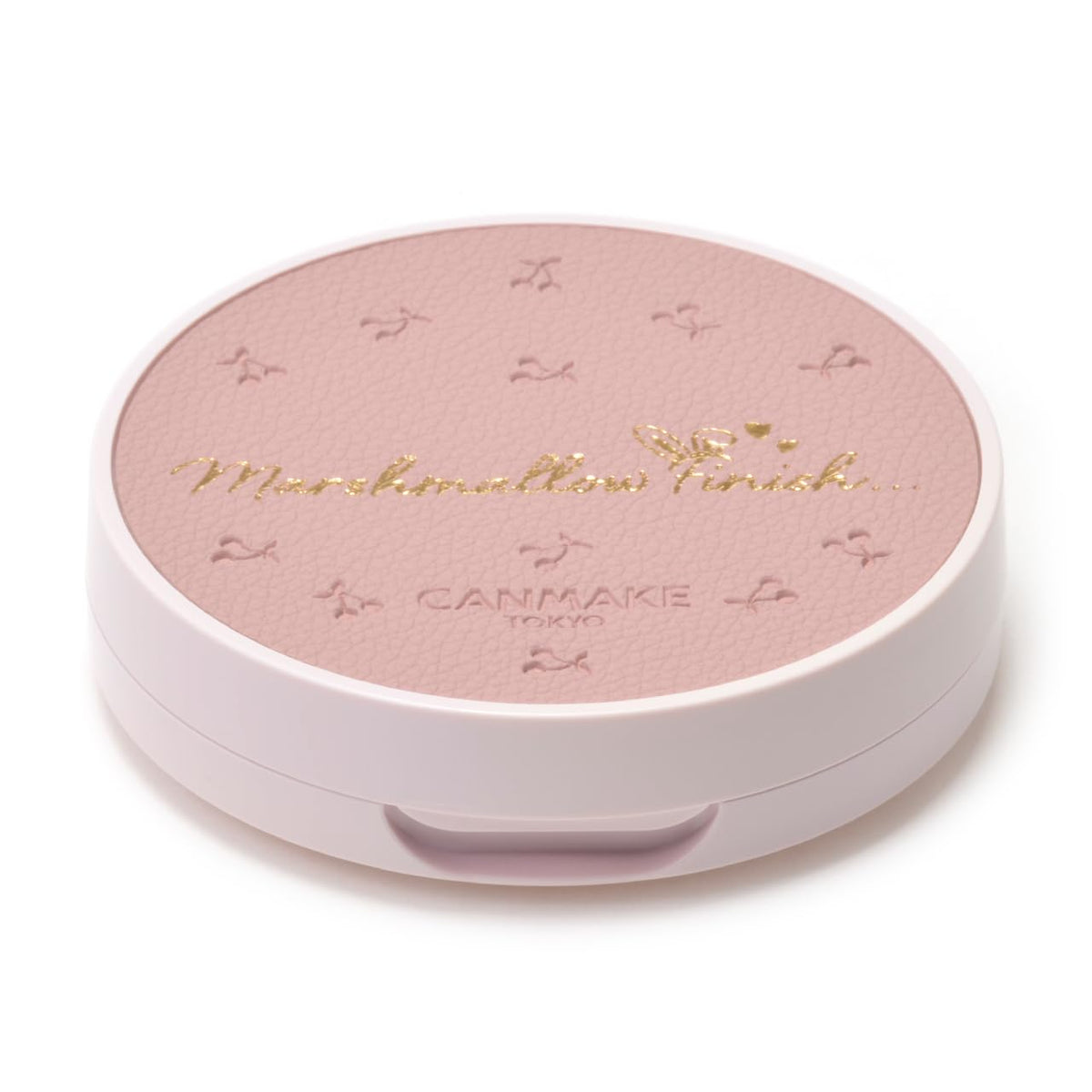 Canmake Matte Ivory Ocher Marshmallow Finish Face Powder 10.0g - Leather-Like Container
