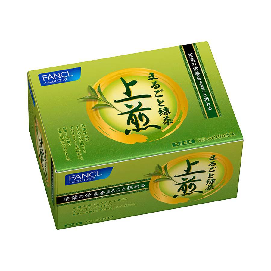 Fancl Official Whole Green Tea Top Roasted 1g x 90 Packages - Green Tea Powder Made In Japan