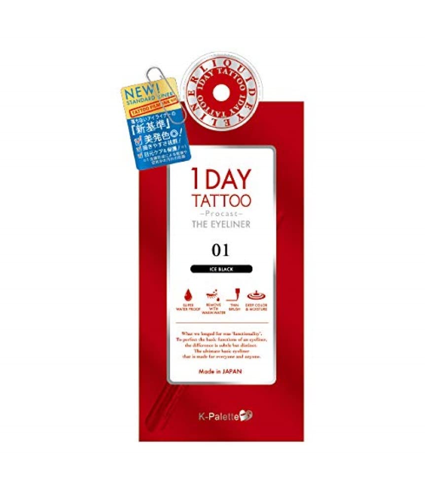 K-Palette 1Day Tattoo Eyeliner 01 Ice Black 0.5Ml