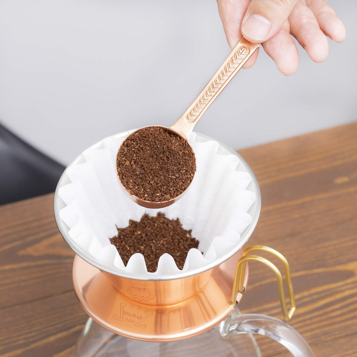 Kalita Wave Series Copper Coffee Dripper Made In Japan For 1-2 People - Tsubame & Kalita Wdc-155 #04105