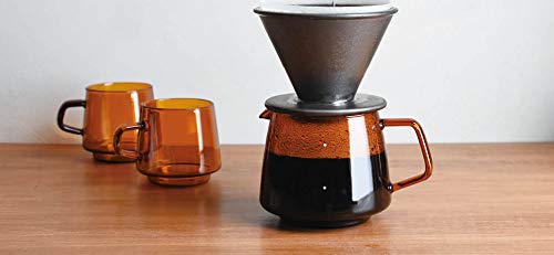 Kinto Japan Coffee Server Sepia Jug 600Ml Amber 21749